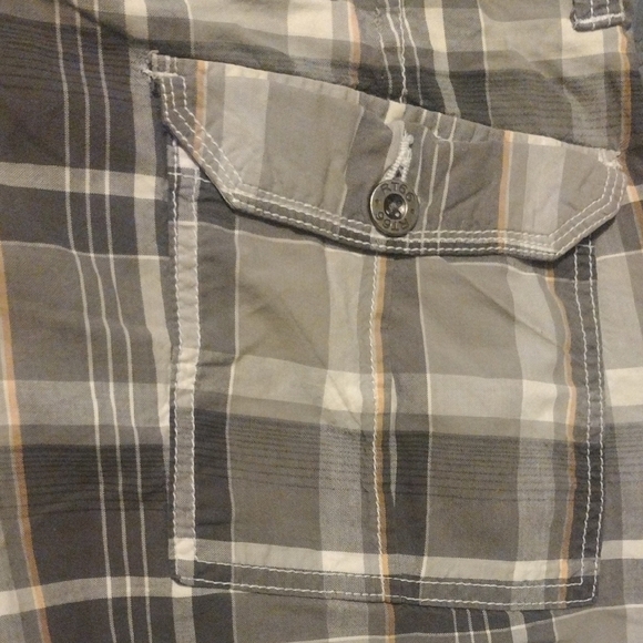 Route 66 Men's Tan and Gray Cargo Shorts - Picture 7 of 8